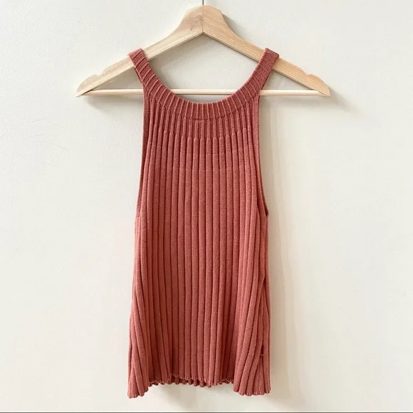 Rue & Willow Halter Sweater Tank Medium - Picture 2 of 3